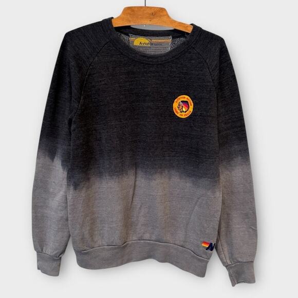 Aviator Nation Tribe of Peace Crewneck Sweatshirt Size Small - Picture 1 of 7